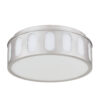11.25-in Brushed Nickel LED Flush Mount