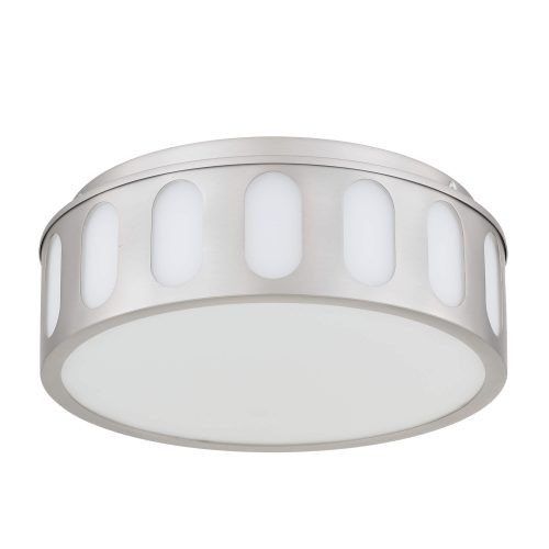 11.25-in Brushed Nickel LED Flush Mount