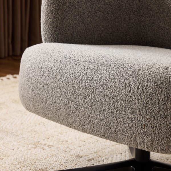 Cuddle-style leisure swivel sofa chair, suitable for balconies, studies and living rooms