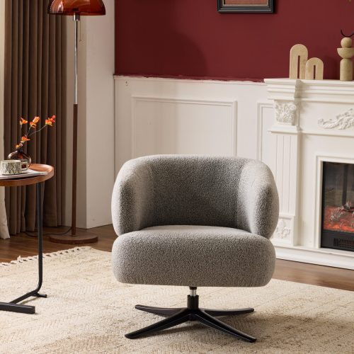 Cuddle-style leisure swivel sofa chair, suitable for balconies, studies and living rooms