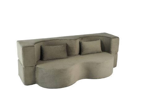 2-in-1 Foldable Sofa Bed,75 Inch Folding Boneless Couch Convertible Compressed