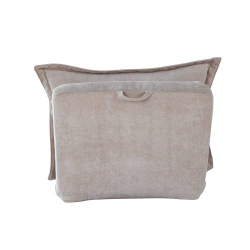 Convertible Flip Chair: Floor SofaBed with Adjustable Backrest andPillows