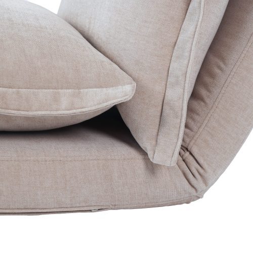 Convertible Flip Chair: Floor SofaBed with Adjustable Backrest andPillows