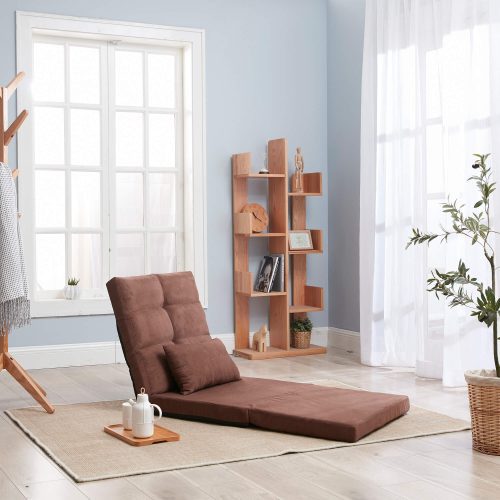 Convertible Upholstered Guest Sleeper,Adjustable Foldable Modern Leisure Sofa Bed Video Gaming Sofa