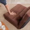 Convertible Upholstered Guest Sleeper,Adjustable Foldable Modern Leisure Sofa Bed Video Gaming Sofa