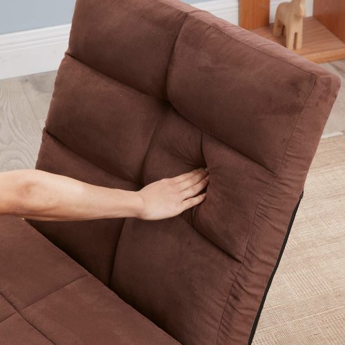 Convertible Upholstered Guest Sleeper,Adjustable Foldable Modern Leisure Sofa Bed Video Gaming Sofa