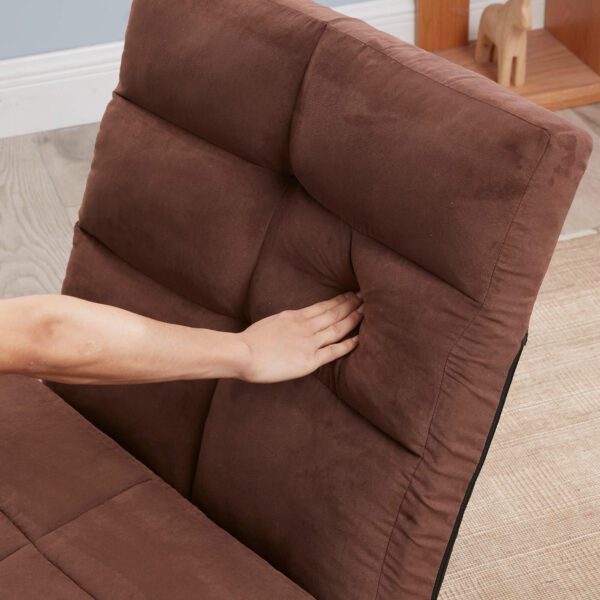 Convertible Upholstered Guest Sleeper,Adjustable Foldable Modern Leisure Sofa Bed Video Gaming Sofa