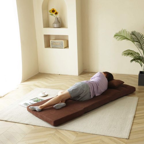 Convertible Upholstered Guest Sleeper,Adjustable Foldable Modern Leisure Sofa Bed Video Gaming Sofa