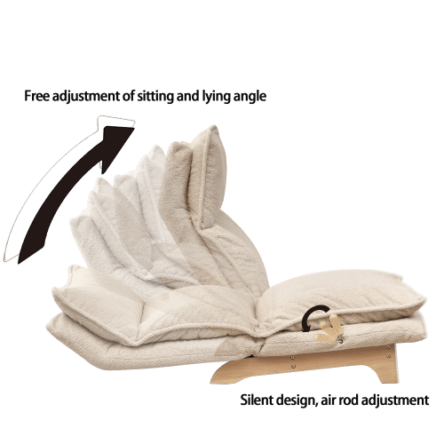 Lazy sofa balcony leisure chair bedroom sofa chair foldable reclining chair leisure single sofa functional chair