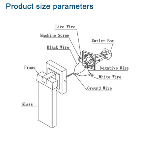 Outdoor Waterproof Transparent LED Crystal