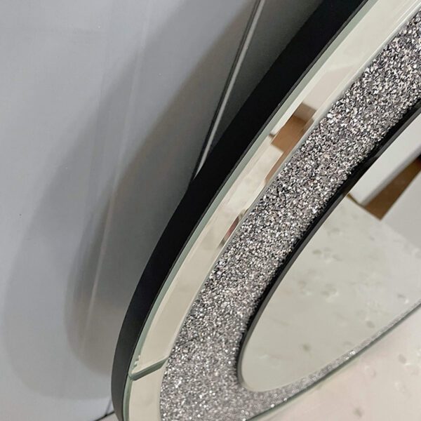 Crystal Crush Diamond Sparkly round Silver