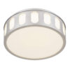 11.25-in Brushed Nickel LED Flush Mount