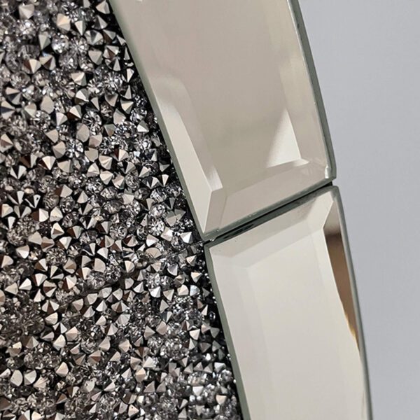 Crystal Crush Diamond Sparkly round Silver