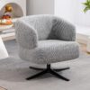 Cuddle-style leisure swivel sofa chair, suitable for balconies, studies and living rooms