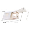 8 m ² Inflatable Tents for Camping, Blow Up Tent with Hand Pump