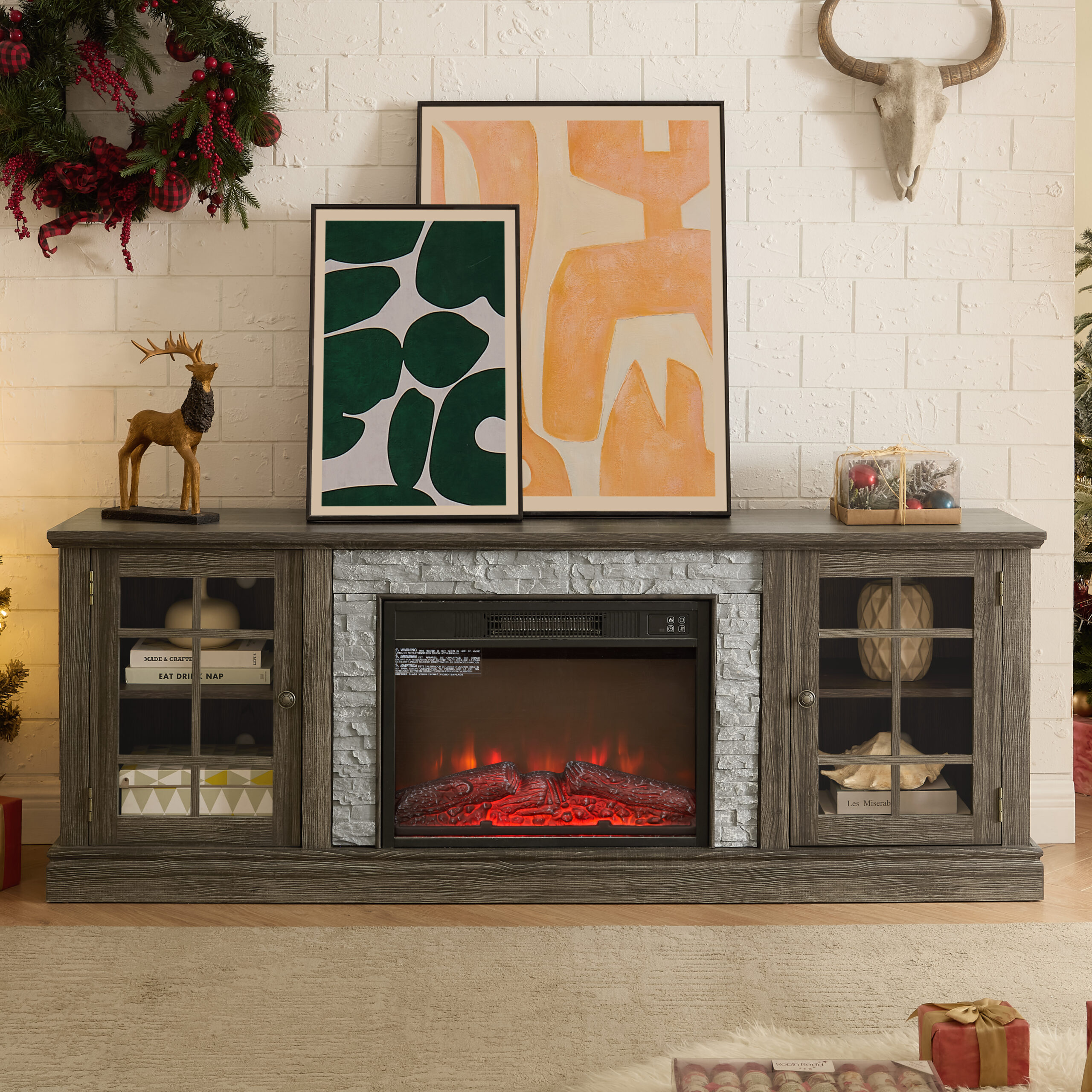 Cherry With fireplace