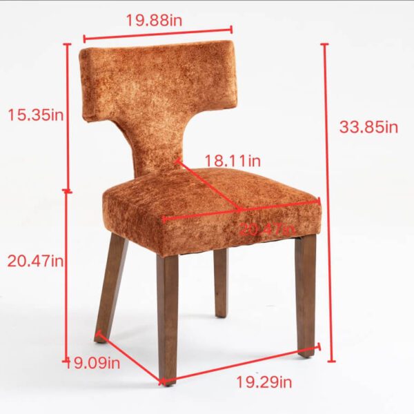 Mid Century Modern Dining Chairs Set of 2