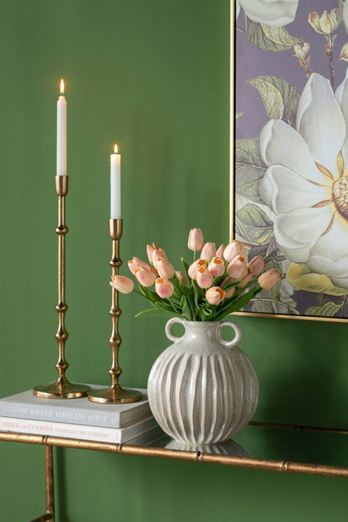 Aluminum Taper Candle