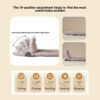 Adjustable head and waist,U-shaped full-body recliner for sleeping,reading and physiotherapy