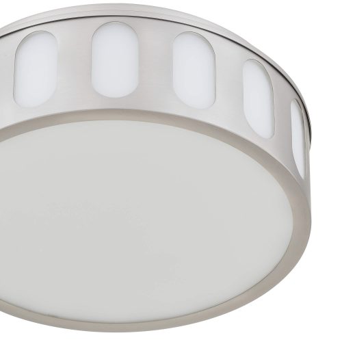 11.25-in Brushed Nickel LED Flush Mount