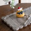 Scalloped Marble Tray