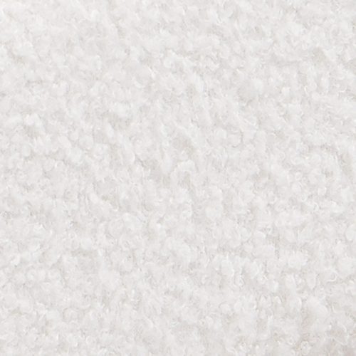 White Boucle Floating Bed with Light