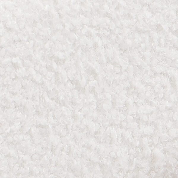 White Boucle Floating Bed with Light