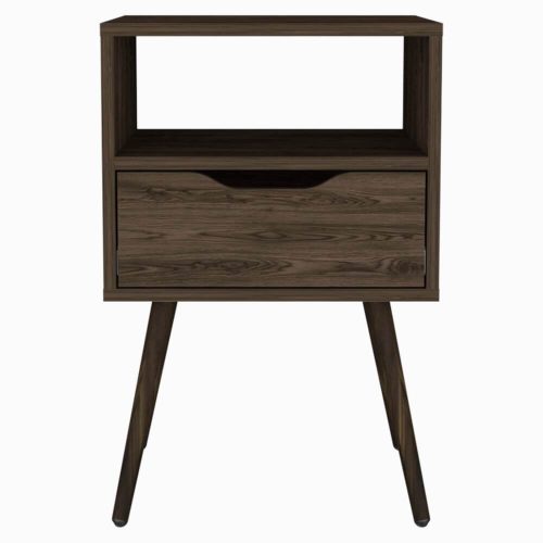 Otom Nightstand , Superior Top, One Open Shelf