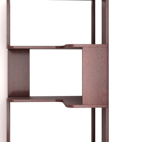 6 Tier Freestanding L-Shaped Corner Bookshelf For Living Room