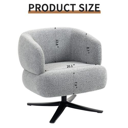 Cuddle-style leisure swivel sofa chair, suitable for balconies, studies and living rooms