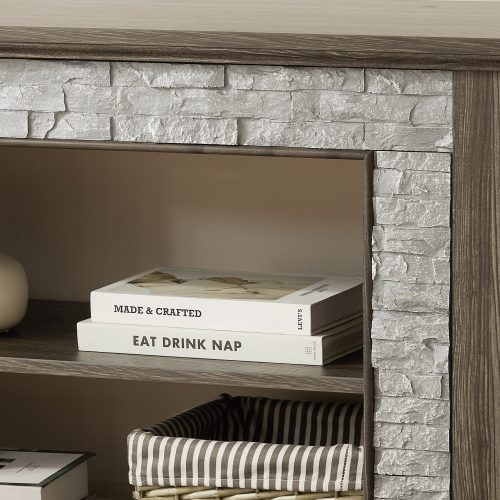 70" Modern TV Stand with 2-Door Storage