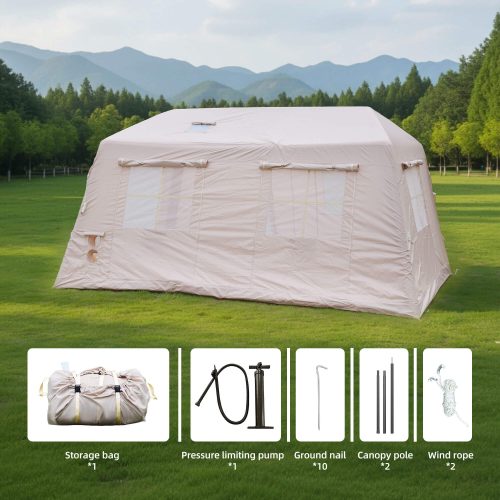 11 m ² Inflatable Tents for Camping