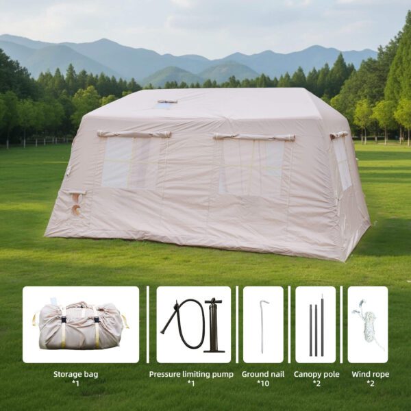 11 m ² Inflatable Tents for Camping