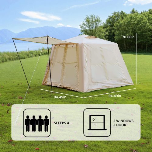 e30b134c8e3fc4c9070c737a6fb7a9ca 5.76 m ² Inflatable Tents for Camping with canopy