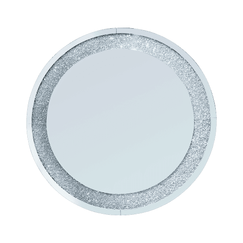 Crystal Crush Diamond Sparkly round Silver