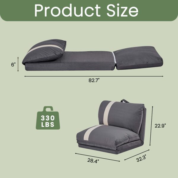 ARIA Modern Floor Sofa Bed Human Dog Bed for Adult & Pets