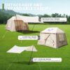 Outdoor camping tents are simple, stylish, and easy to install.