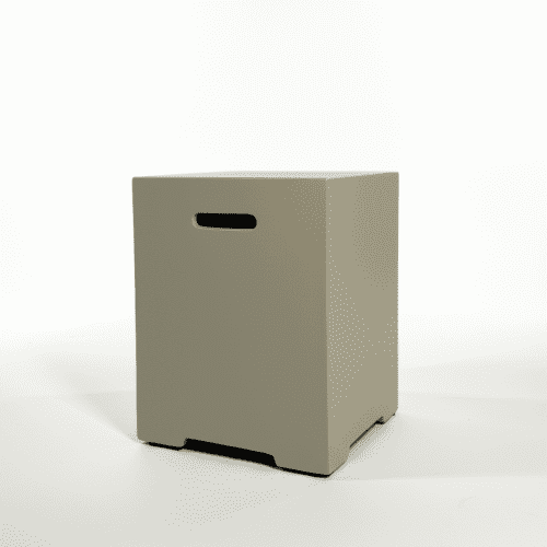 Propane Tank Cover 16 Inch, 20 LB Outdoor Tank Storage Hideaway Table for Gas Fire Pits