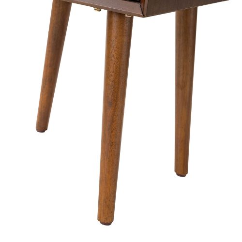 Nightstand with 2-Drawers, Small Side End Table with Storage