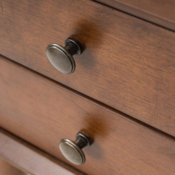 Nightstand with 2-Drawers, Small Side End Table with Storage