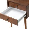 Nightstand with 2-Drawers, Small Side End Table with Storage