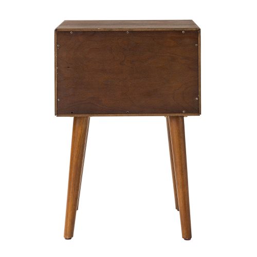 Nightstand with 2-Drawers, Small Side End Table with Storage