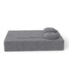 Convertible Plush Corduroy Foam-Filled Sleeper Sofa Bed
