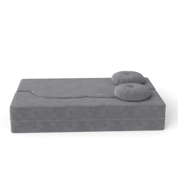 Convertible Plush Corduroy Foam-Filled Sleeper Sofa Bed