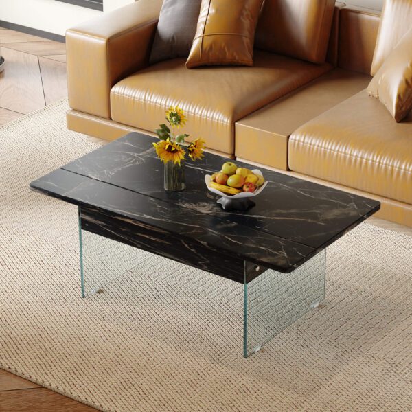 43.3-inch Lift-Top Coffee Table w/Storage