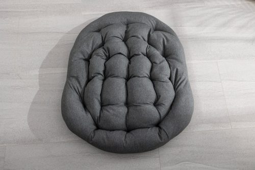 Spun-polyester Outdoor Rattan Rocking Chair,Padded Cushion Rocker Recliner Chair Outdoor for Front Porch