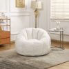 Bean Bag Sofa Chair with Armrests Stuffed High-Density Foam