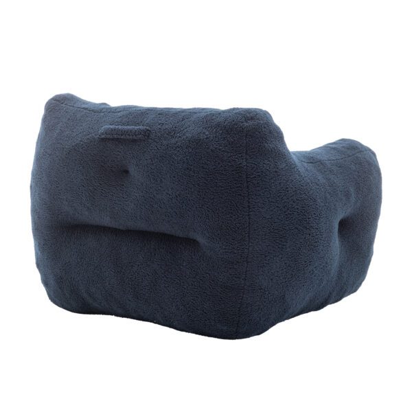 Bean Bag Sofa Chair with Armrests Stuffed High-Density Foam