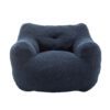 Bean Bag Sofa Chair with Armrests Stuffed High-Density Foam