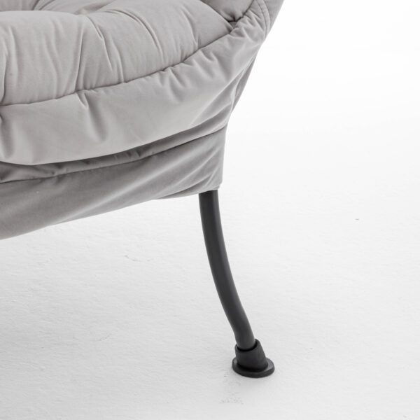 Comfortable Upholstered Lounge Chair with Footrest